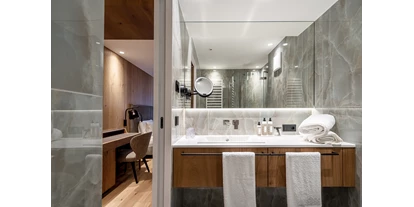 Hotels an der Piste - Skigebiet Gröden - Comfort Deluxe room - bathroom - Hotel Stella - My Dolomites Experience
