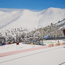 Skihotel: Goldpark Snowbase - Valrunzhof direkt am Seilbahncenter 