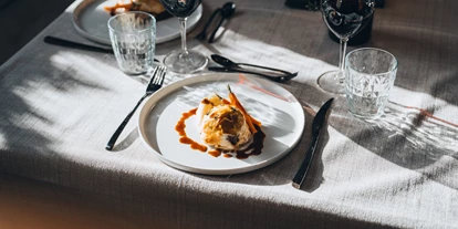 Hotels an der Piste - Skigebiet Pitztaler Gletscher und Rifflsee - Ansicht von köstlichen Speisen - Boutique Hotel Mandarfner Hof