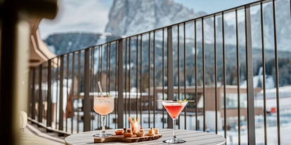 Hotels an der Piste - Skigebiet Gröden - Sky Bar - Cendevaves Alpine Silence Hotel