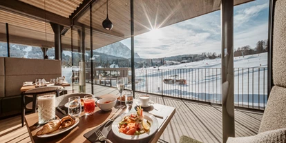 Hotels an der Piste - Skigebiet Gröden - Frühstück - Cendevaves Alpine Silence Hotel