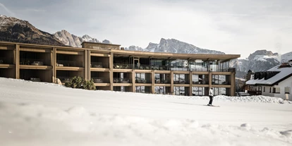 Hotels an der Piste - Skigebiet Gröden - Hotelanlage direkt an der Piste - Cendevaves Alpine Silence Hotel