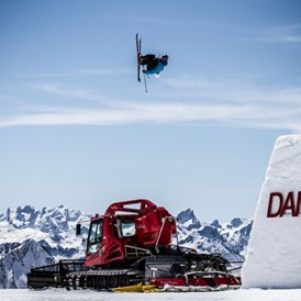 Skihotel: Snowpark in Damüls 
 - Hotel Garni Alpina