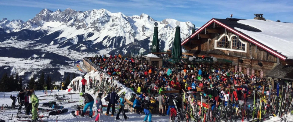 Berge Menschen H&uuml;tte Party