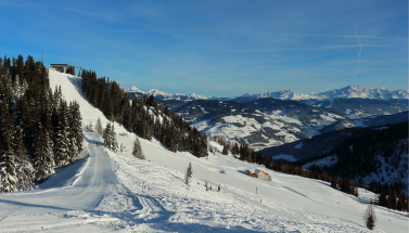Skigebiet im Salzburger Land