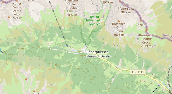 Pistenhotel auf Karte