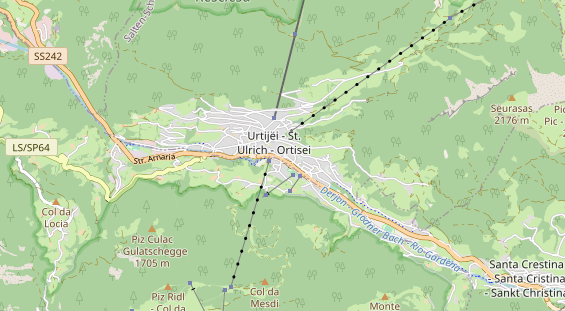 Pistenhotel auf Karte