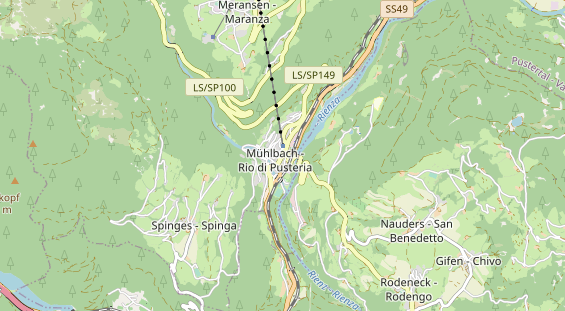 Pistenhotel auf Karte