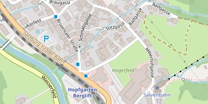 Pistenhotel auf Satellitenbild
