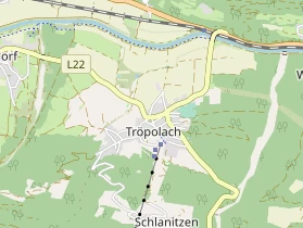 Pistenhotel auf Karte