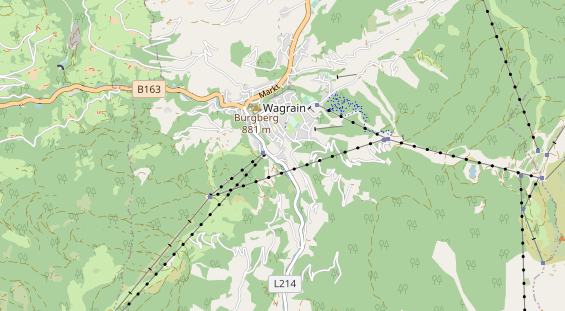 Pistenhotel auf Karte