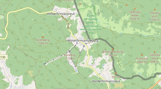 Pistenhotel auf Karte