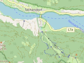 Skigebiet auf Karte
