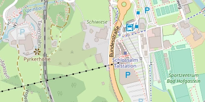 Skigebiet auf Satellitenbild