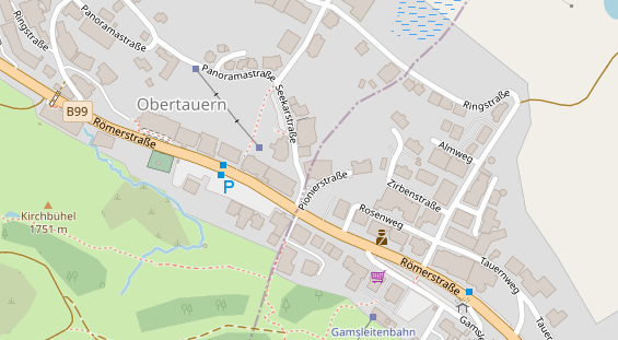 Pistenhotel auf Karte