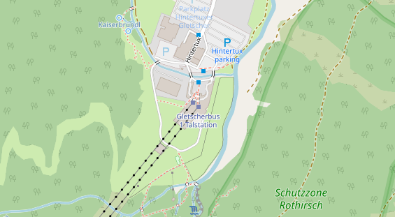 Pistenhotel auf Karte