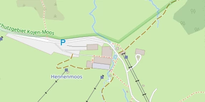 Skigebiet auf Satellitenbild