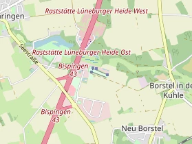 Skigebiet auf Karte