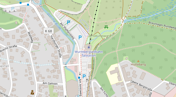 Pistenhotel auf Karte