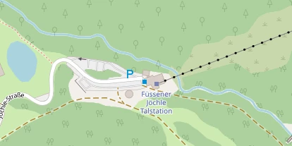 Skigebiet auf Satellitenbild