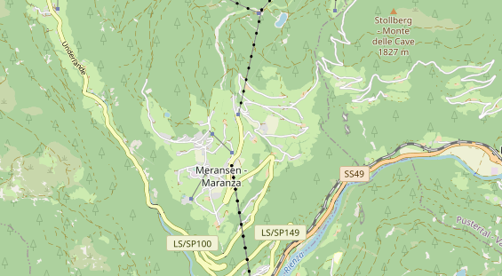 Pistenhotel auf Karte