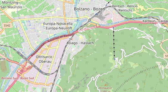 Pistenhotel auf Karte