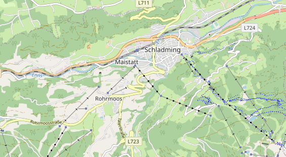 Pistenhotel auf Karte