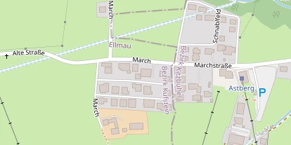 Pistenhotel auf Satellitenbild