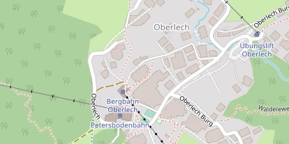 Pistenhotel auf Satellitenbild