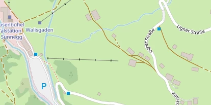 Pistenhotel auf Satellitenbild