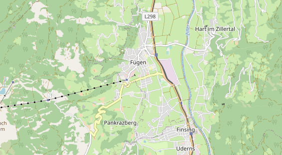 Pistenhotel auf Karte