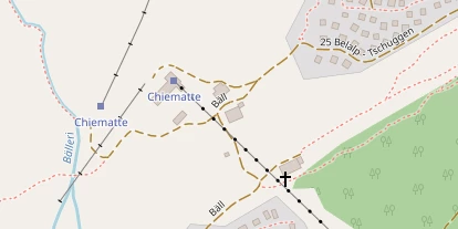 Pistenhotel auf Satellitenbild