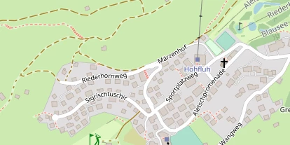 Pistenhotel auf Satellitenbild