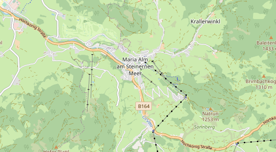 Pistenhotel auf Karte