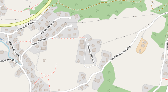 Pistenhotel auf Satellitenbild