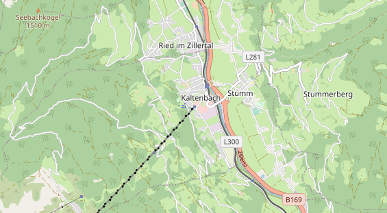 Pistenhotel auf Karte