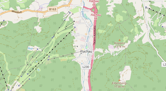 Pistenhotel auf Karte