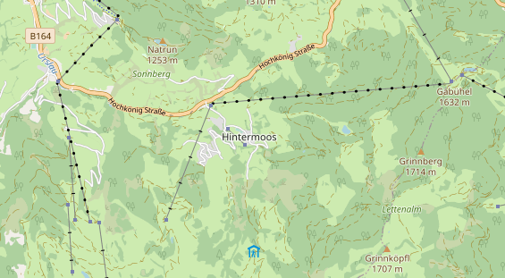 Pistenhotel auf Karte