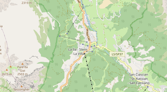 Pistenhotel auf Karte