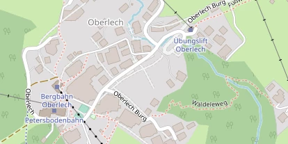 Pistenhotel auf Satellitenbild