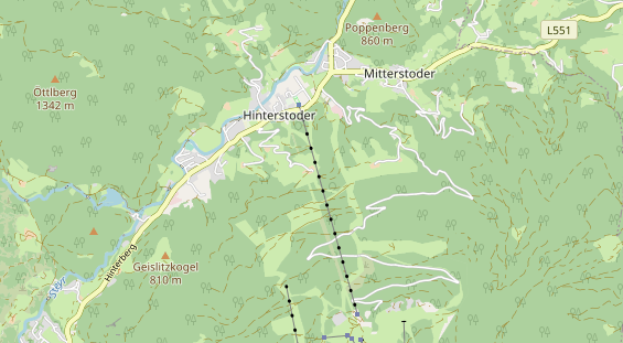 Pistenhotel auf Karte