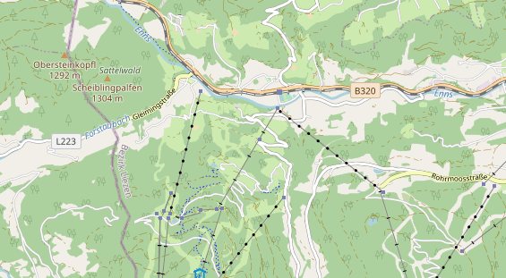 Pistenhotel auf Karte