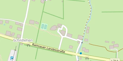 Pistenhotel auf Satellitenbild