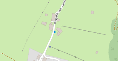 Pistenhotel auf Satellitenbild