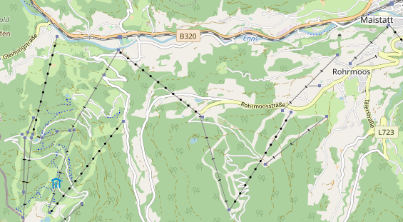 Pistenhotel auf Karte