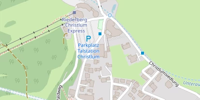 Pistenhotel auf Satellitenbild