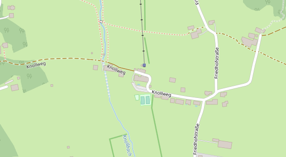 Pistenhotel auf Satellitenbild