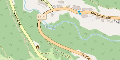 Pistenhotel auf Satellitenbild