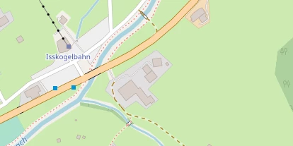 Pistenhotel auf Satellitenbild