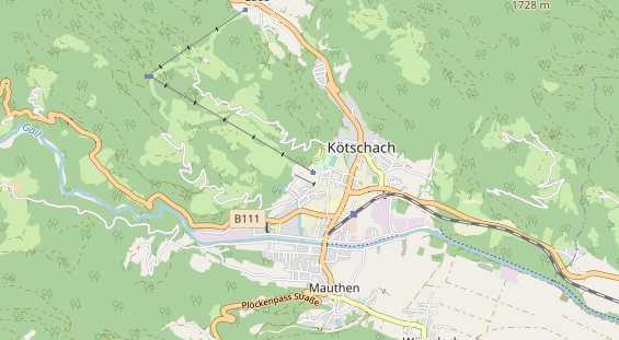 Pistenhotel auf Karte